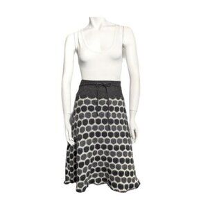 Love Moschino grey knit circle skirt